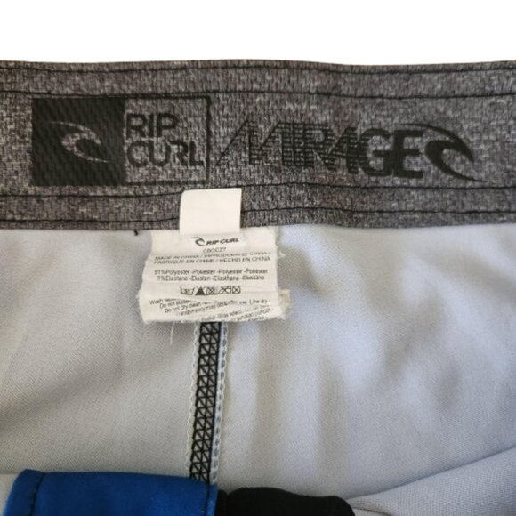 Rip Curl Mirage Surf Board Shorts - Size 30 - Multicolor Stripes - Picture 5 of 6